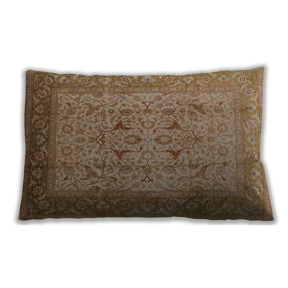 Ahgly Company Indoor Rectangular Mid-Century Modern Lumbar Throw Pillow, 13 inch by 19 inch