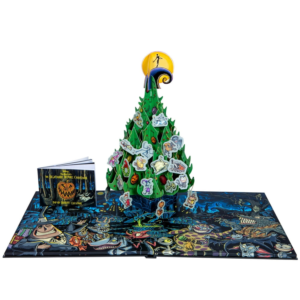 the-nightmare-before-christmas-nbc-collectible-pop-up-advent-calendar-walmart-walmart