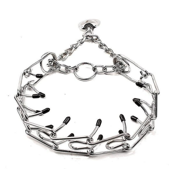 Dww-(silver-m) Collier De Force En Chrome Pour Chien,collier De Dressage Rglable Pour Pets Animaux De Compagnies ,collier Pour Chien En Acier Inoxydab