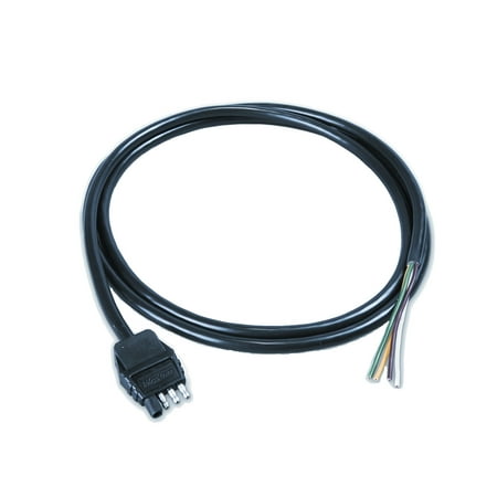 Wesbar 787274 4-Way Flat Wiring Connector - Trailer End - 14 ft. Jacketed Cable - Walmart.com