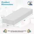 thumbnail image 6 of 12 Inch Twin XL Mattress, Gel Memory Foam Mattress for Kids&Adults, CertiPUR-US Certified, Medium Firm Mattress Bed-in-a-Box, (Twin XL, White), 6 of 9