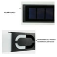 thumbnail image 2 of Billuyoard Placa de puerta con luz de número, placa de guía, lámpara de pared Solar, placa, farol de jardín, dirección recargable, alimentado por casa, Electrodomésticos Una Billuyoard HA073662-02, 2 of 6