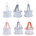 thumbnail image 3 of gufffrom Elaborate Laundry Baskets Supplies Clothes Light Large Capacity Drying Cosmetic Blender Net Bag Beauty Egg Storage Rack Pink, 3 of 9