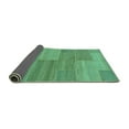 thumbnail image 2 of Ahgly Company Indoor Rectangle Abstract Turquoise Blue Modern Area Rugs, 4' x 6', 2 of 4
