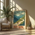 thumbnail image 3 of Ride But Ride Poster – Eddy Merckx Cycling Quote Print, Retro Bike Wall Art, Cyclist Gift, Motivation Poster, Vintage Cycling Decor 24x36 UNFRAMED, 3 of 3