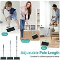 thumbnail image 2 of MYSPRI Broom and Dustpan Combo Set for Home with Long Handle, Stand up Dust Pan with Teeth for Kitchen Floors Cleaning, 2 of 7