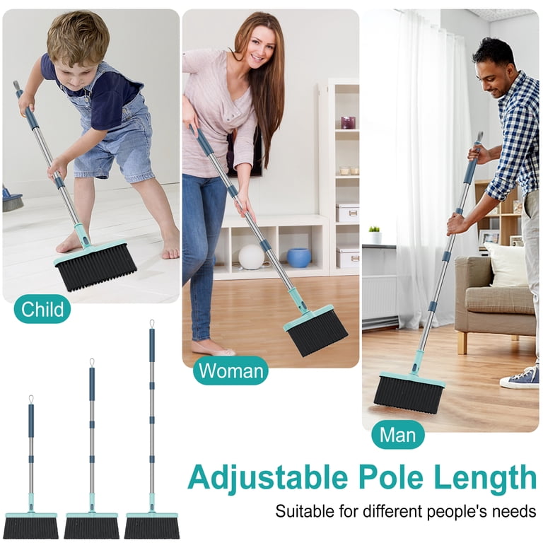 MYSPRI Broom and Dustpan Combo Set, 51.2" Long Handle photo 2