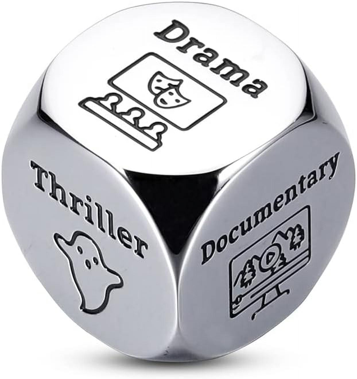 Couple Date Night Gifts for Anniversary Movie Decider Dice Ideas for Girlfriend Boyfriend Valentines Day Gifts Women Men Christmas Birthday Gifts Wife Husband 11th Anniversary Wedding Gift for Her Him