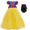 thumbnail image 1 of Vestido de lentejuelas Blancanieves para niña, disfraz de princesa para fiesta de Carnaval y Navidad, ropa de rendimiento para cumpleaños Fivean unisex, 1 of 2
