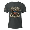 thumbnail image 5 of Inedependant Day Short Sleeve Shirt 4th of July Shirts for Men American Flag Patriotic T-Shirt Independence Day Graphic Tee Tops Dark (Dark Gray,2XL), 5 of 5