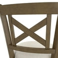 thumbnail image 4 of Hillsdale Furniture Hamlin Wood Bar Height Swivel Stool, Brush Gray, 4 of 11