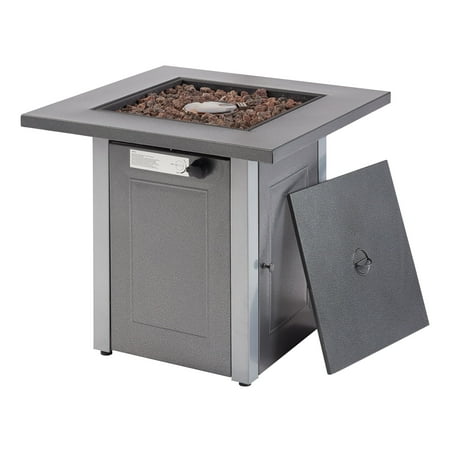 Mainstays 28 Belding Steel Propane Outdoor Square Fire Pit