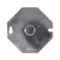 thumbnail image 3 of Pack 25 Pzs Tapa Metalica Octagonal De Acero plateado 10.5cm, 3 of 3
