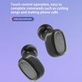 thumbnail image 6 of Earphone wireless, maho Wireless Earbuds Mini Ear Buds Bluetooth Headphones 5.3 Light-Weight Earphones With Microphone, Black, Up To 60% Off, 6 of 7