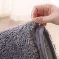 thumbnail image 3 of keepw Soft And Comfortable Bathroom Rug Modern For Stylish Bath Space Made With Polyester Bathroom Rugs dark grey 40x60cm, 3 of 6