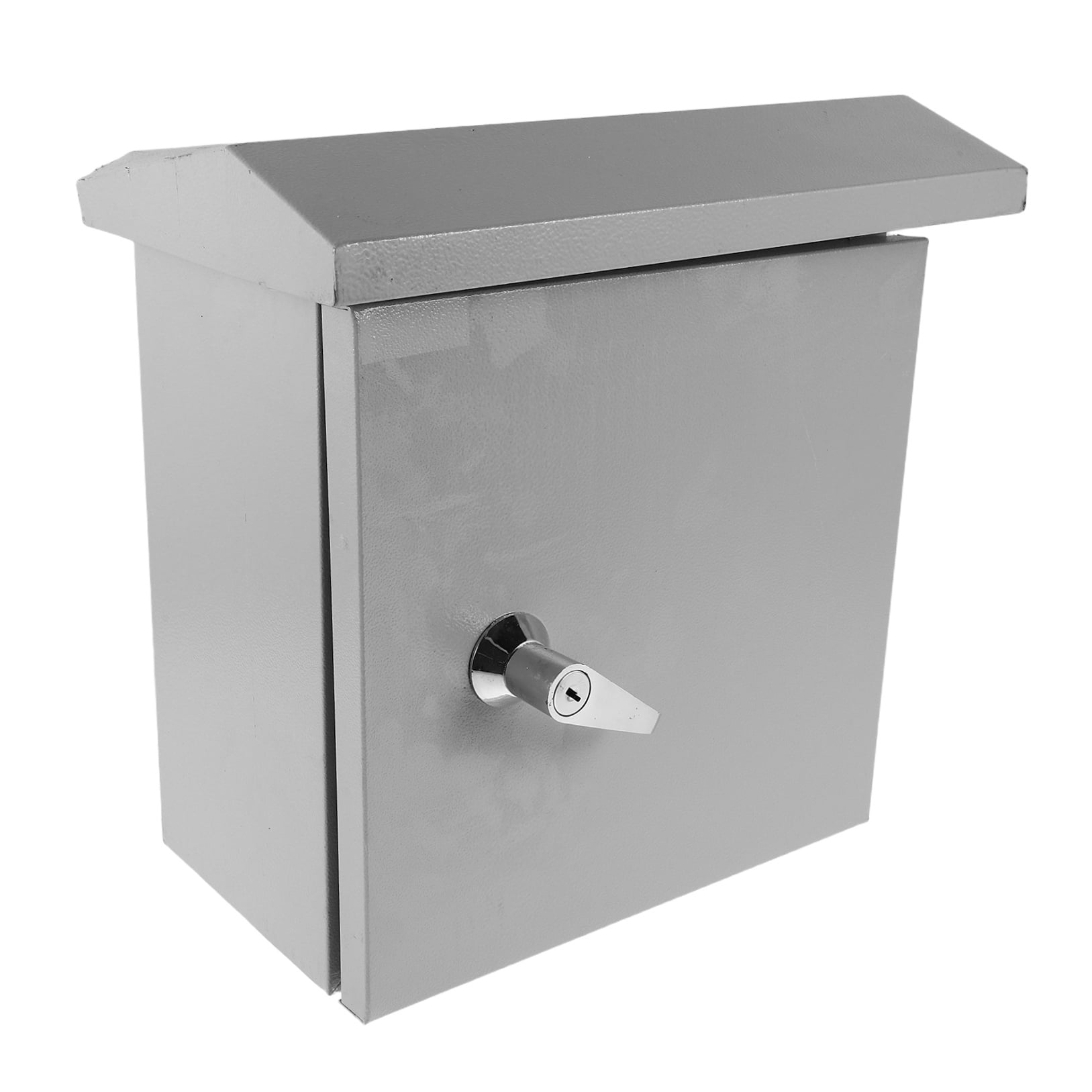BESTYASH Compact Beige Weatherproof Outdoor Electrical Iron Box Enclosure for Projects and Equipment