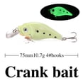 thumbnail image 4 of 5 unids/set Señuelos de Pesca Crankbait Minnow cebo luminoso hundimiento lápiz Swimbait, 4 of 8