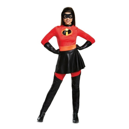 Women's Plus Size Mrs. Incredible Skirted Deluxe Costume - The Incredibles