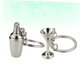 thumbnail image 5 of IFANLANDOR 4Ud Llavero Para Llaves Con De Estilo Coctelera En Metal Plateado, 5 of 8