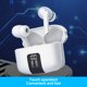 thumbnail image 4 of Auriculares inalámbricos Bluetooth 5.0 | Auriculares internos IPX5 a prueba de sudor con micrófono | Pantalla LED de alimentación | Sonido estéreo | Controles táctiles | 28h Tiempo de juego |, 4 of 8