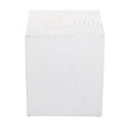 thumbnail image 6 of DecMode 17" x 19" White Wood Intricately Carved Accent Table, 1-Piece, 6 of 11