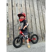 Strider 12 Sport Bike, Red - No Pedal Balance Bicycle for Kids 1 to 4 Years - Includes Safety Pad, Padded Seat, Mini Grips, Flat-Free Tires -Easy Assembly, Tool-Free Adjustments