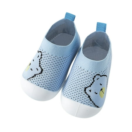 

Toddler Baby Socks Shoes Toddler Kids Baby Boys Girls Shoes Cute Cartoon Animals Breathable Mesh Top First Walkers Antislip Shoes Prewalker Sneaker