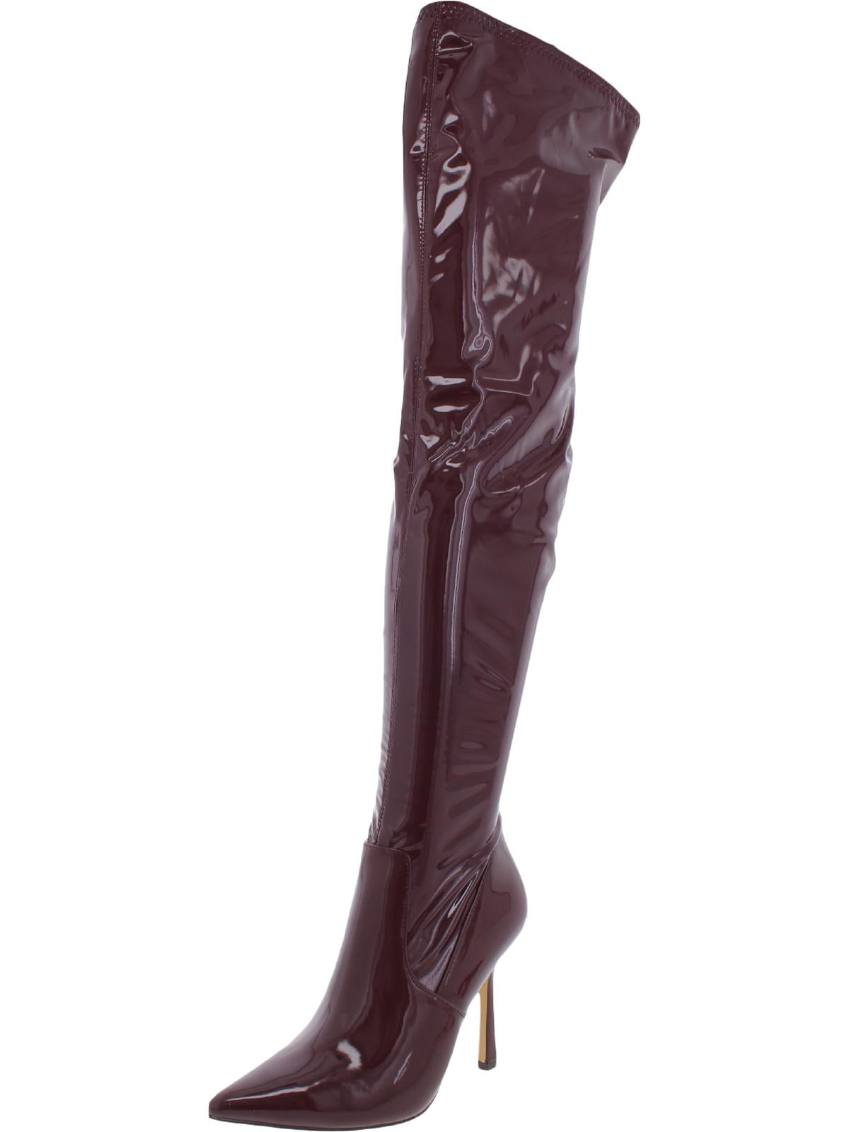 Steve Madden Vanquish Women's Faux Leather OvertheKnee ThighHigh