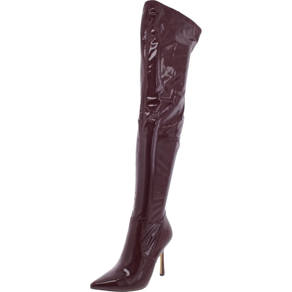 Steve Madden Vanquish Women's Faux Leather Over-the-Knee Thigh-High Boots