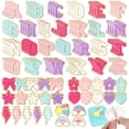 thumbnail image 1 of Parche de Letras de Chenilla NICEVINYL 162 piezas para Ropa y Bolsos, 1 of 8