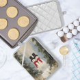 thumbnail image 5 of 2 Pack Pot Holders for Kitchen Heat Resistant Hot Pads Sets for Cooking Baking Moody Snowman Couple, 5 of 7