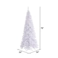 thumbnail image 2 of Vickerman 6.5' White Fir Slim Artificial Christmas Tree, Unlit, 2 of 4