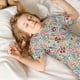 thumbnail image 5 of Balery Trendy Floral Design Conjunto de Pijama Infantil de Manga Corta con Estampado – Ropa de Dormir de Algodón Suave-4X-Large, 5 of 6