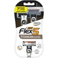 thumbnail image 1 of BIC Flex 5 Titanium Men's 5 Blade Disposable Razor, For a Smooth and Comfortable Shave, 2-Count, 1 of 3