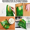 thumbnail image 4 of Three Easter Eggs Green Kitchen Tea Towels Set of 1 Absorbent Hand Dish Towels, Glitting Dishcloths Lint-Free 18x28 Inch Fast Drying for Cooking Baking Home Clean, 4 of 7