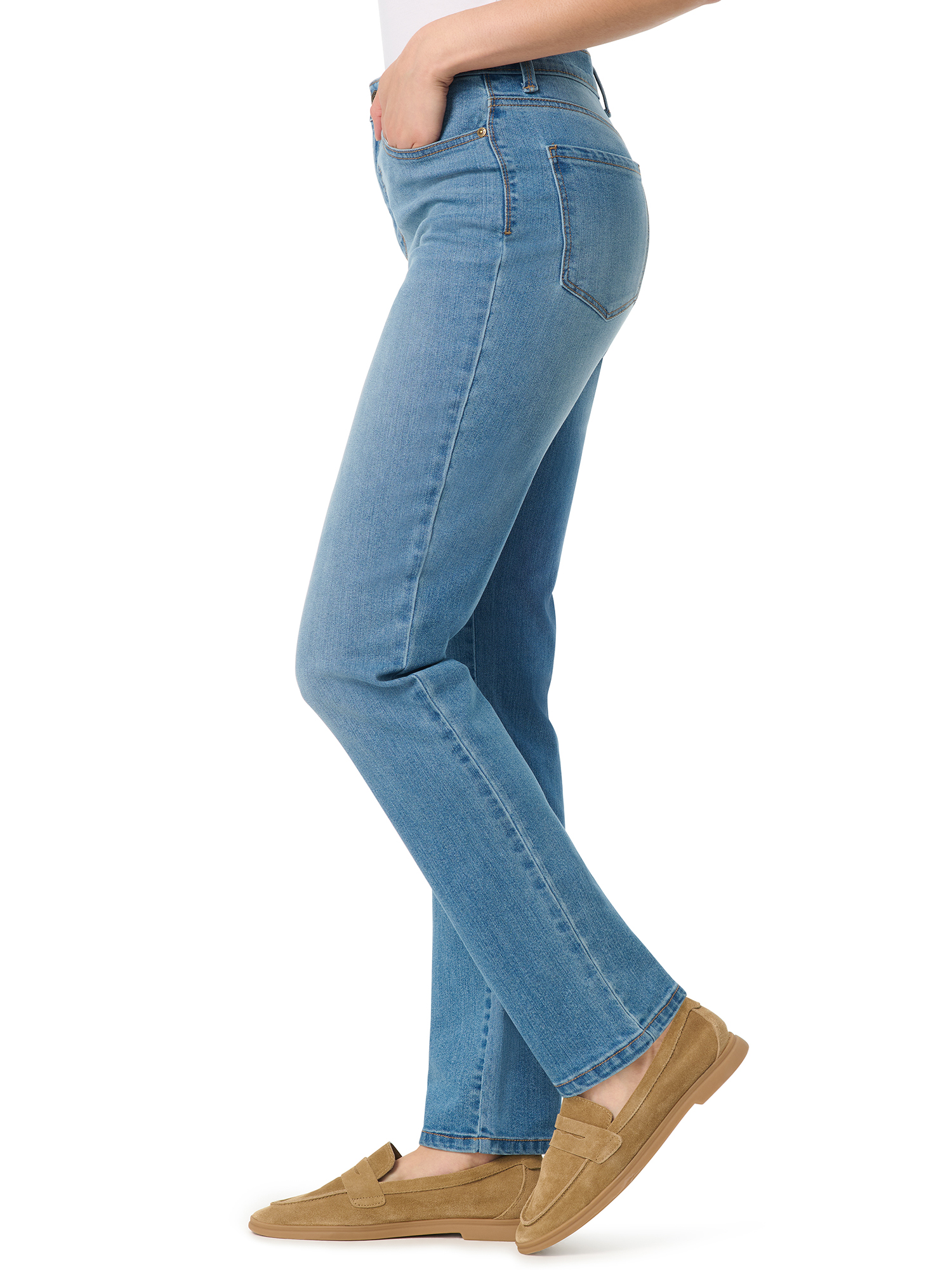 Gloria Vanderbilt Swan Series Women's Amanda 5 Pocket Jeans, Sizes 2-18
