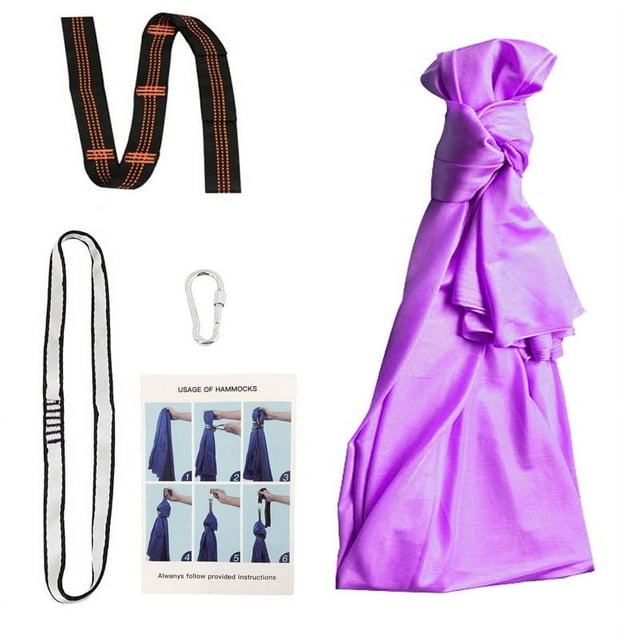 Hamacas para niños Hamacas pequeñas para acampar Equipo de campamento para niños Hamacas de árbol columpio para interiores y exteriores