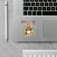 thumbnail image 2 of Happy New Year with Basset Hound Fireworks Holiday Xmas Winter 2025 Cutout Transfer Sticker Bassets Dog Breed Lovers Gifts Idea Transparent Decal Art Decor - 00025, 2 of 5