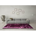 thumbnail image 3 of Ahgly Company Indoor Square Oriental Pink Modern Area Rugs, 3' Square, 3 of 4