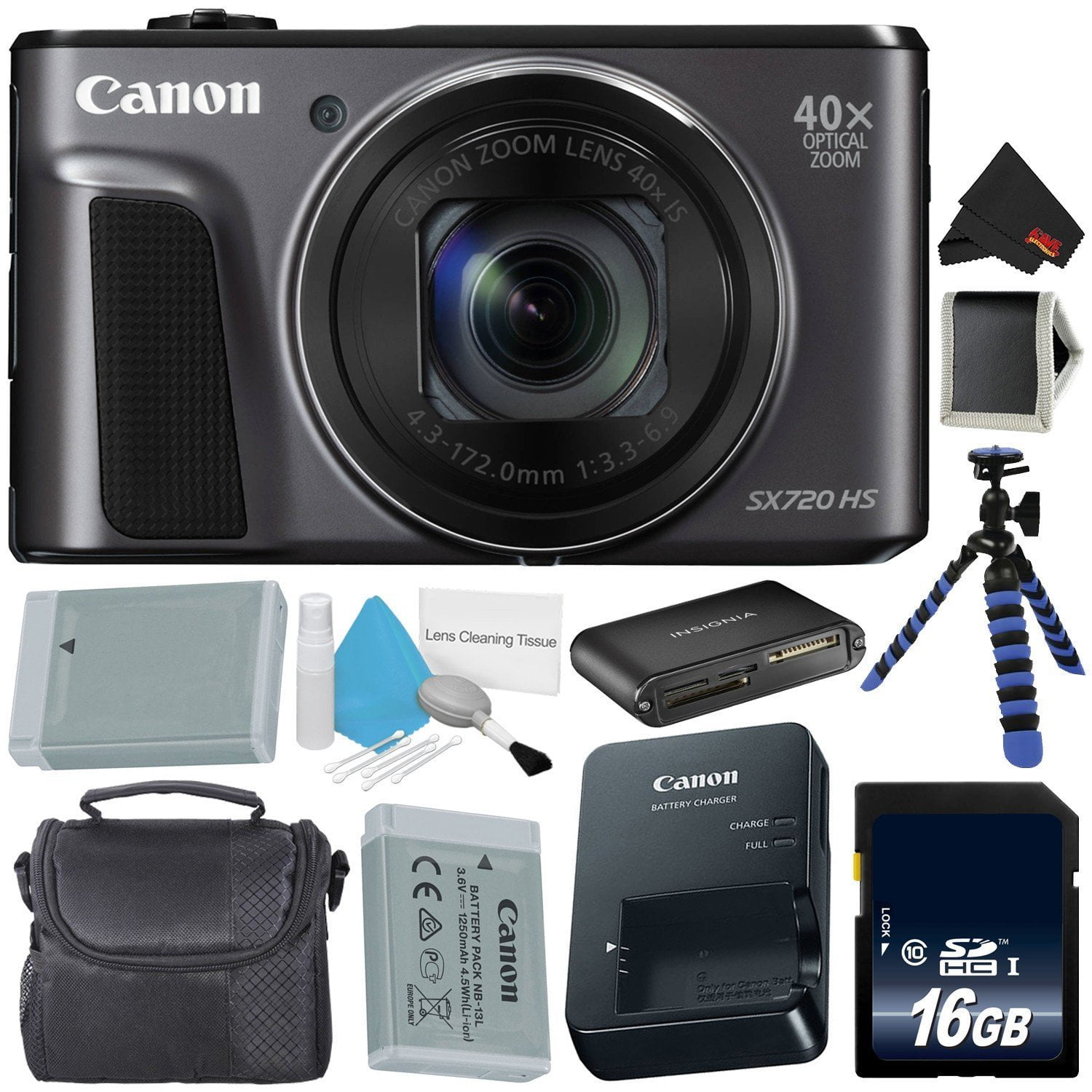 Canon PowerShot SX720 HS Digital Camera 1070C001 International Model