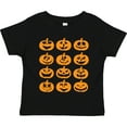 thumbnail image 3 of Inktastic Halloween Pumpkin Faces Orange Boys or Girls Toddler T-Shirt, 3 of 5