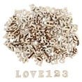 thumbnail image 1 of 200pcs Unfinished Wood Alphabet Letters And Numbers For Craft Blank Letters For Homemade Arts Diy Project Wedding Party Home Decoration, 1 of 7