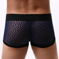 thumbnail image 4 of WAVSUF Summer Boxer Briefs Mens Solid Color Comfort Underpants Ventilation Briefs Blue Size L, 4 of 8