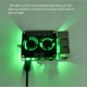 thumbnail image 4 of Protector de Ventilador Dual con Disipador de para 4B, para 5B/4B/Zero con Radiador LED Verde RPI., 4 of 5