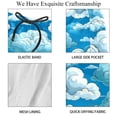 thumbnail image 4 of luoweisi Men's Beach Shorts Quick Dry Swim Trunks with Mesh Lining Clouds M, 4 of 5
