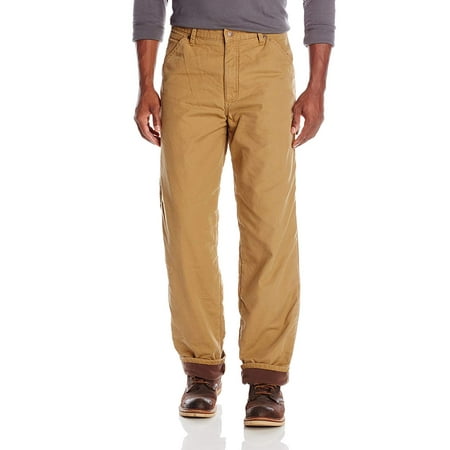 Mens 38X30 Fleece Lined Carpenter Pants Stretch 38