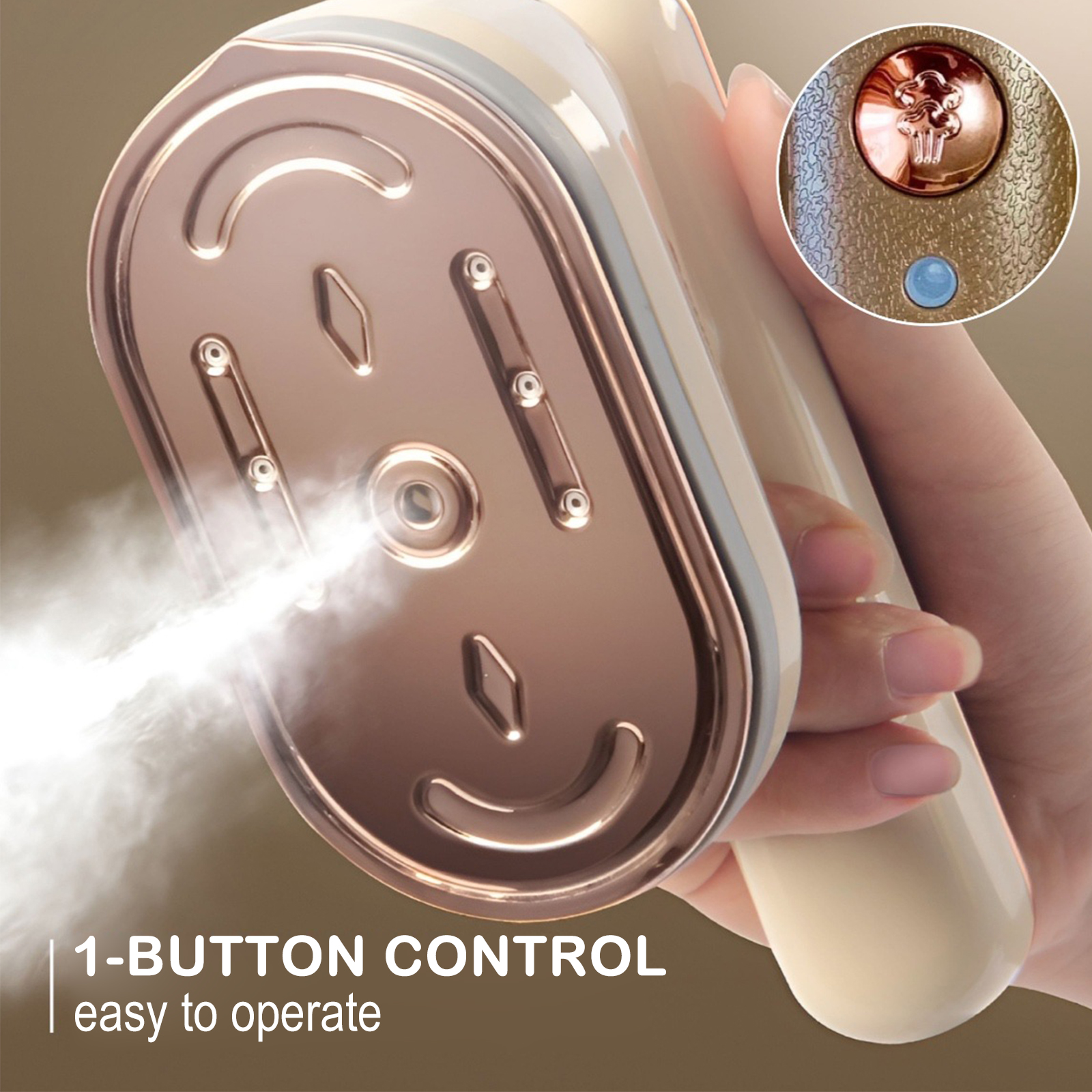 Steam Iron For Clothes Wet Dry Ironing Machine Fast-Heat Household Fabric Steam Travel Electric Iron 110V