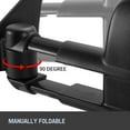 thumbnail image 5 of Motor Genic 2PCS Extendable Side Towing Mirrors For Toyota Prado 150 Series 2009-ON Black, 5 of 8
