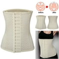 thumbnail image 2 of Women's Latex Waist Trainer Long Torso Corsets Sport Girdle For Protect Waist Weight Loss, 2 of 7