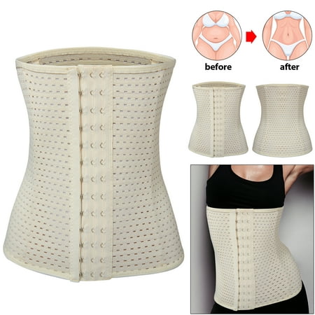 

Women s Latex Waist Trainer Long Torso Corsets Sport Girdle For Protect Waist When Sit-ups Squats Or Just Sitting Down